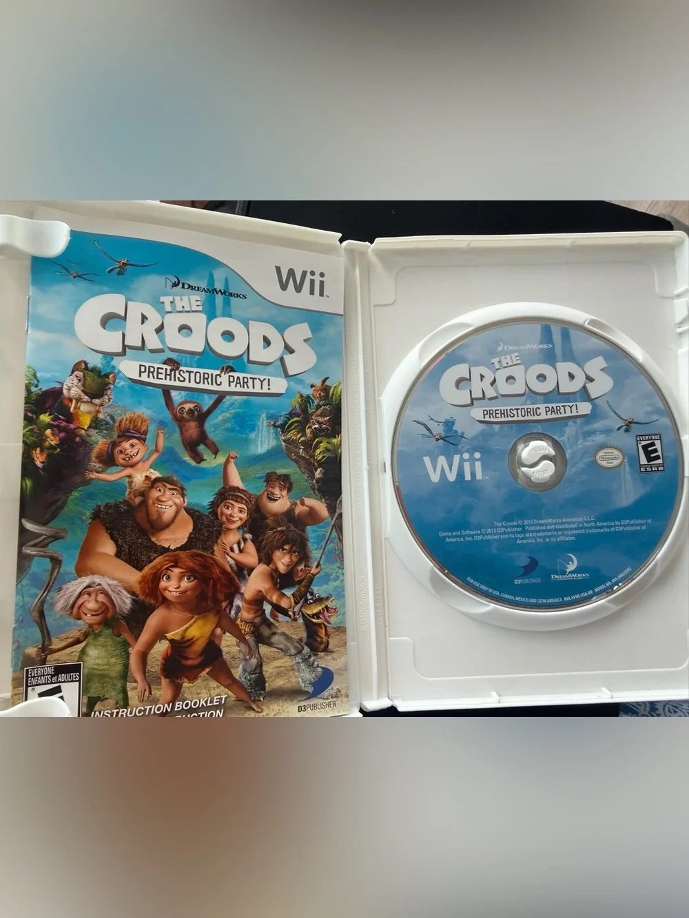 The Croods Prehistoric Party - Nintendo Wii - US Version